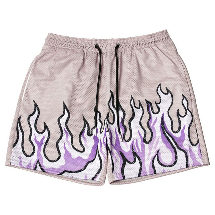 Hestic Sports Wear High Quality Custom Made Basketball Shorts For Mens Cropped Fit Polyester Plain Sublimation Shorts For Mens